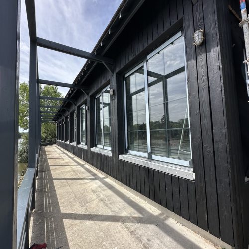 Bardage en bois brûlé - Yvelines